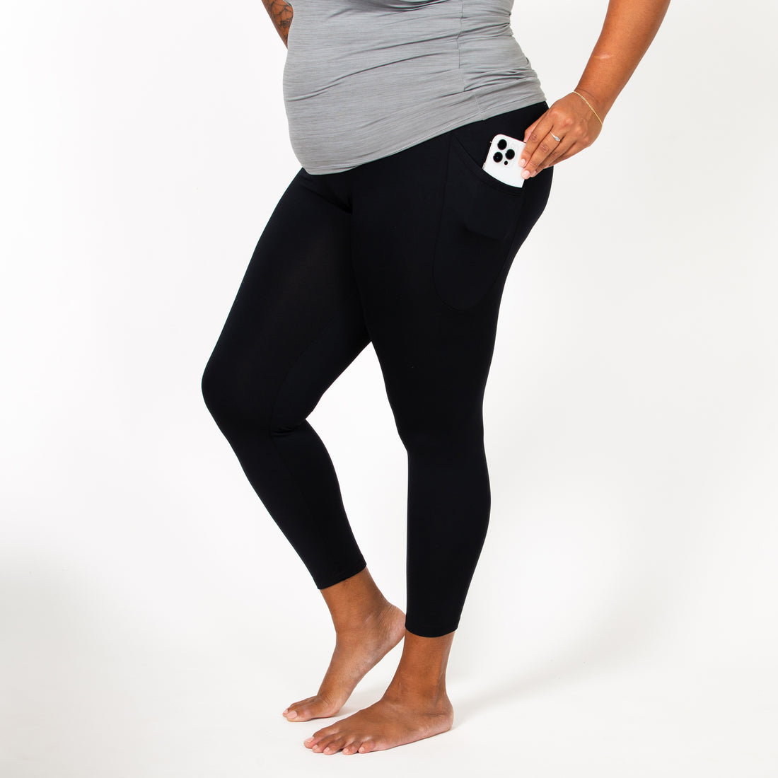 Cozy Leggings with Side Pocket – Smoothies Tank Tops